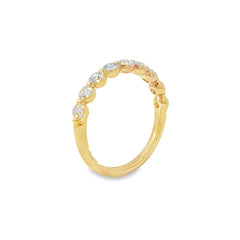 Jai's 14K Yellow Gold Diamond Wedding Band