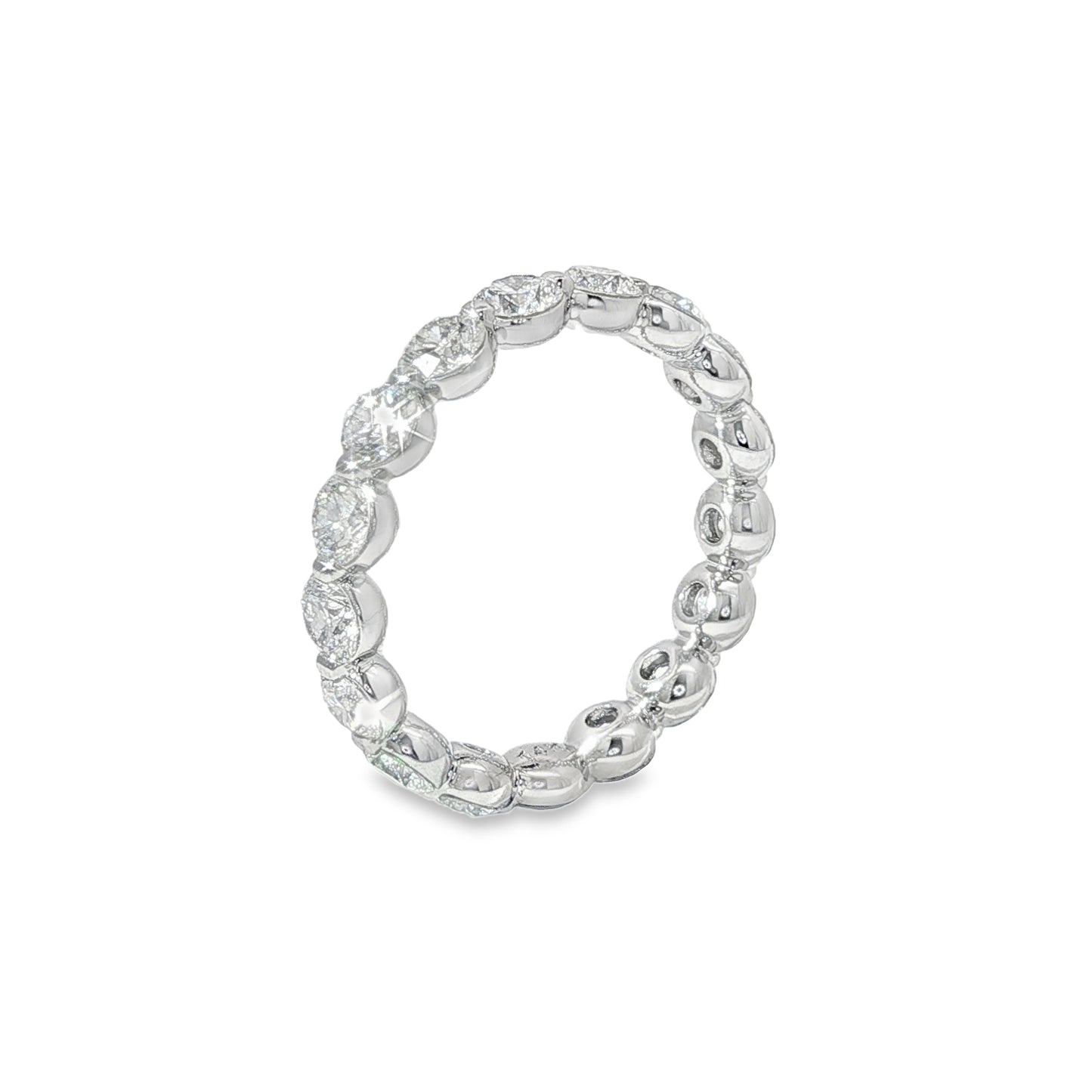 Jai's 14K White Gold Diamond Eternity Wedding Band