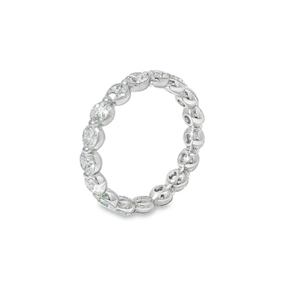 Jai's 14K White Gold Diamond Eternity Wedding Band