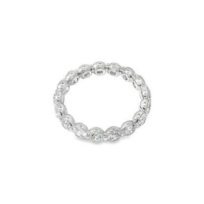 Jai's 14K White Gold Diamond Eternity Wedding Band