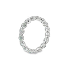 Jai's 14K White Gold Diamond Eternity Wedding Band