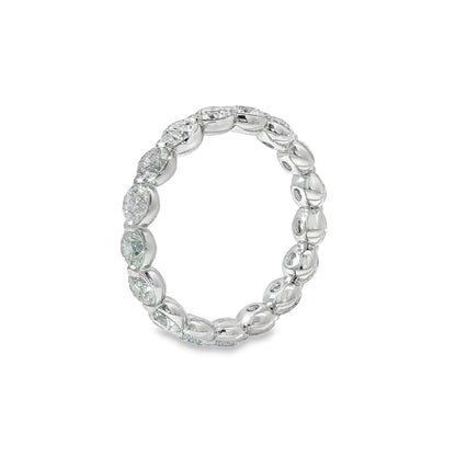 Jai's 14K White Gold Diamond Eternity Wedding Band