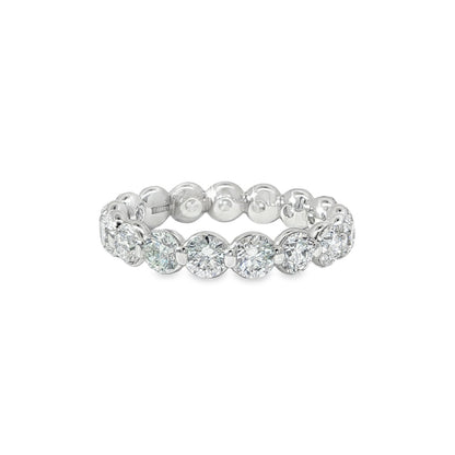 Jai's 14K White Gold Diamond Eternity Wedding Band