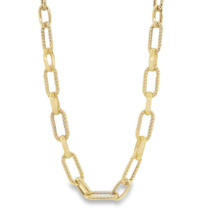 Jai's 14K Yellow Gold Paperclip Chain