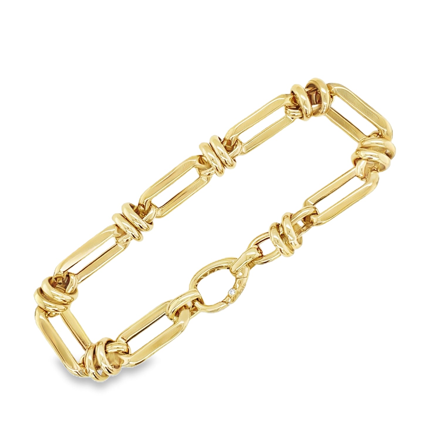 Jai's 14K Yellow Gold Paperclip Chain Bracelet