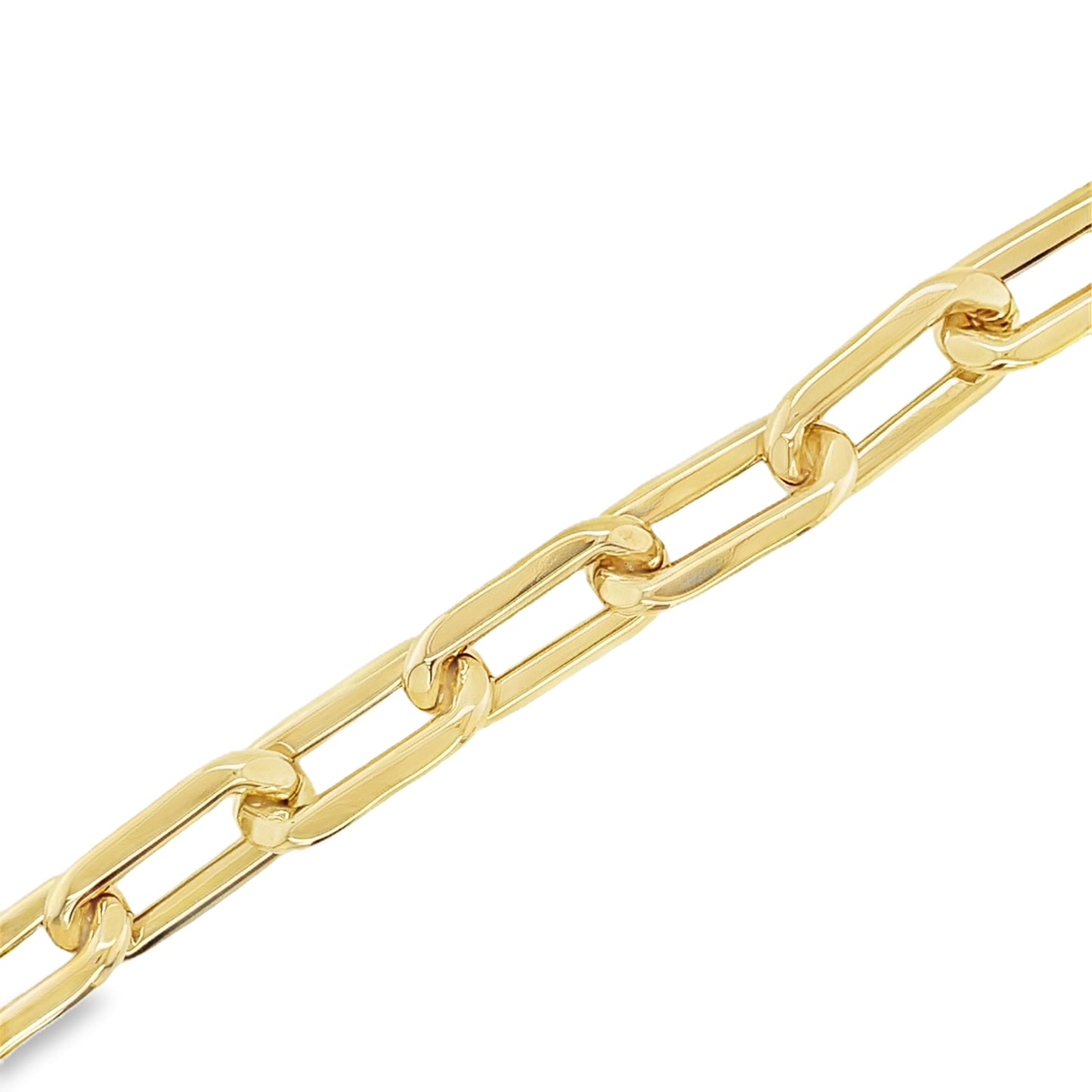 Jai's 14K Yellow Gold Paperclip Chain Bracelet