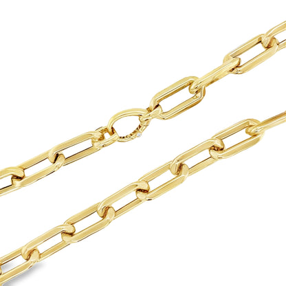 Jai's 14K Yellow Gold Paperclip Chain