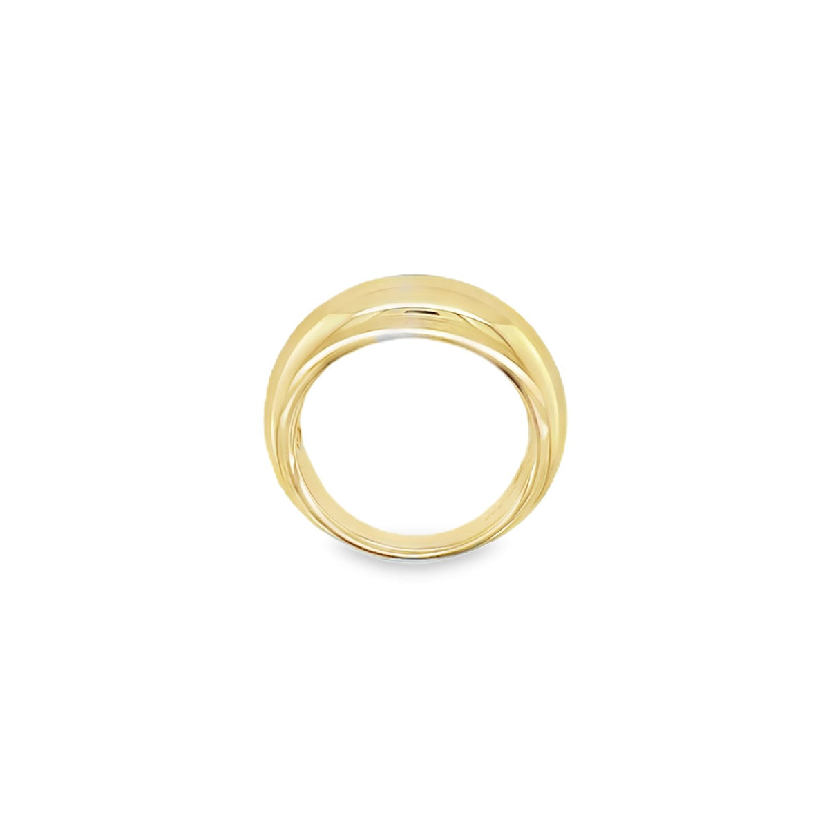 Jai's 14K Yellow Gold Turquoise-lined Ring