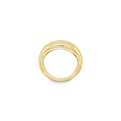 Jai's 14K Yellow Gold Turquoise-lined Ring