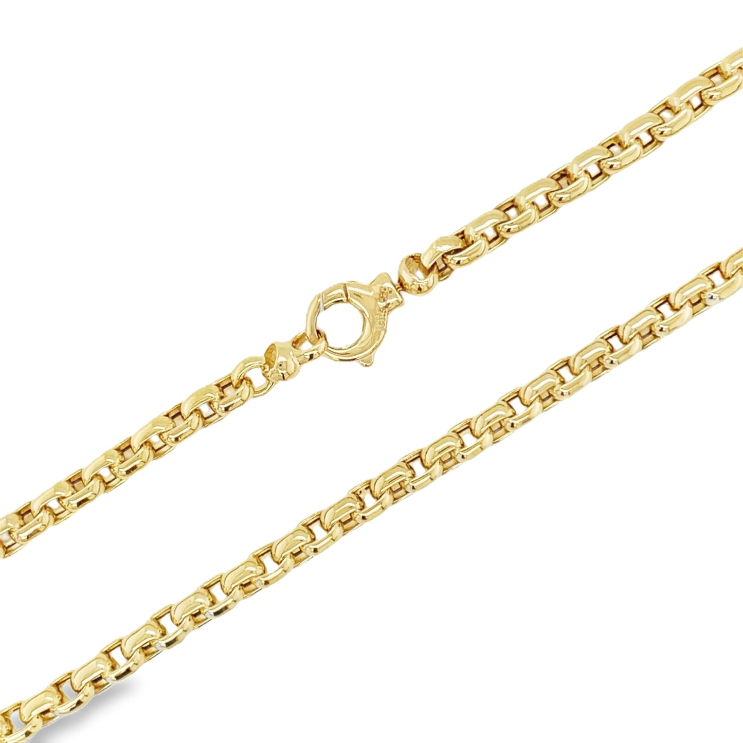 Jai's 14K Yellow Gold Thick Rounded Box Chain