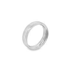Jai's 14K Grey Gold Thin Wedding Band