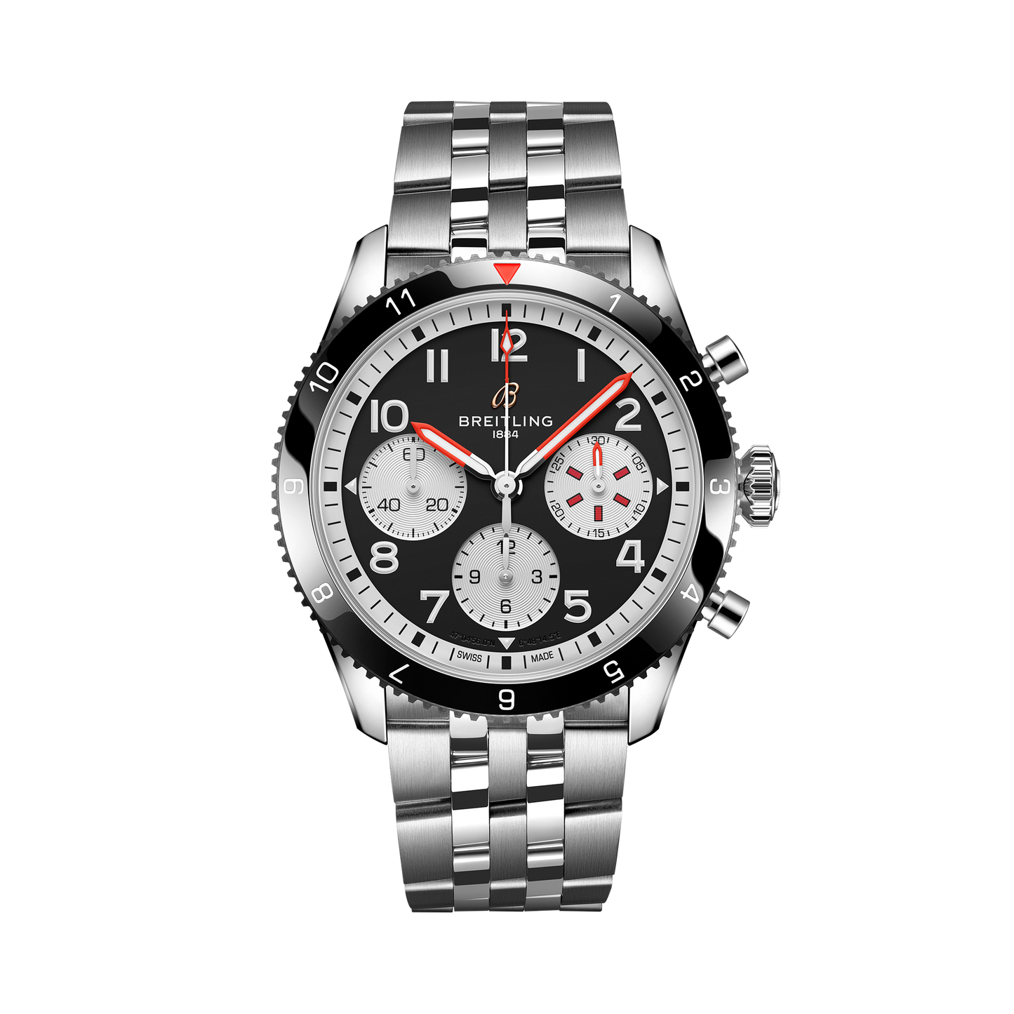 Breitling's Classic AVI Chronograph 42 Mosquito with Black Dial