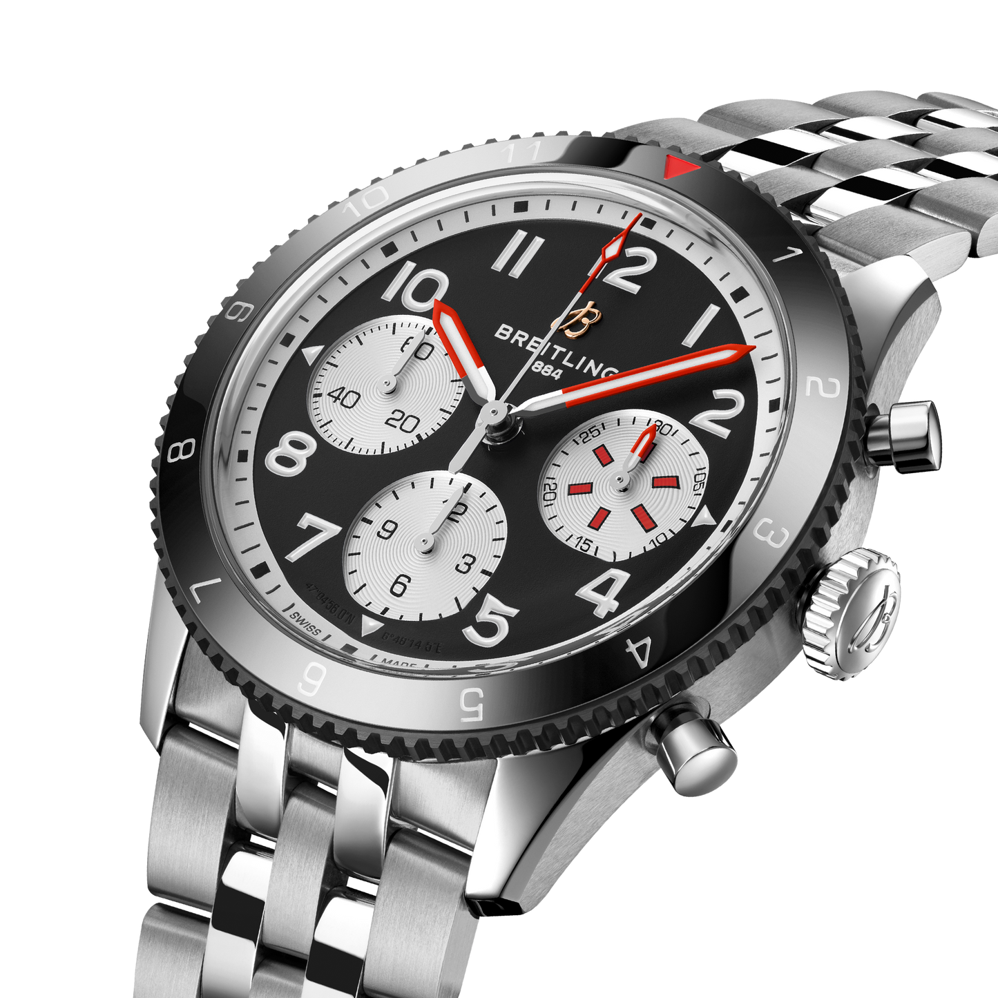 Breitling's Classic AVI Chronograph 42 Mosquito with Black Dial