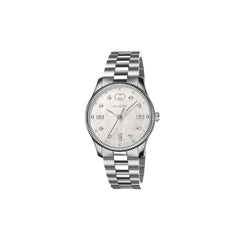 Gucci's G-Timeless with White Dial & Diamonds