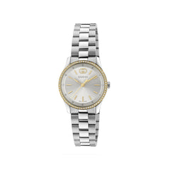 Gucci's G-Timeless with Silver-white Dial & Diamonds