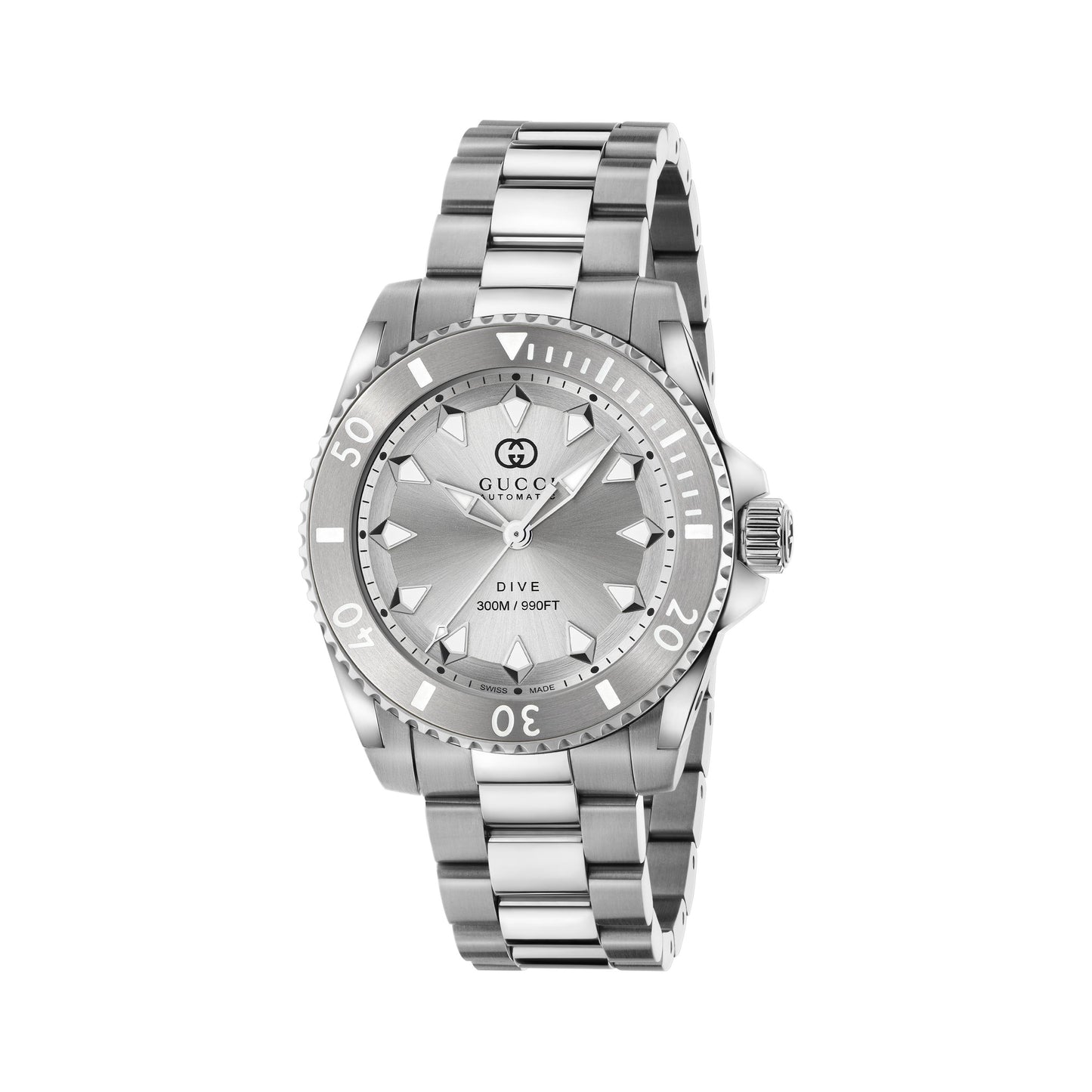 Gucci's Dive with Silver-tone Dial