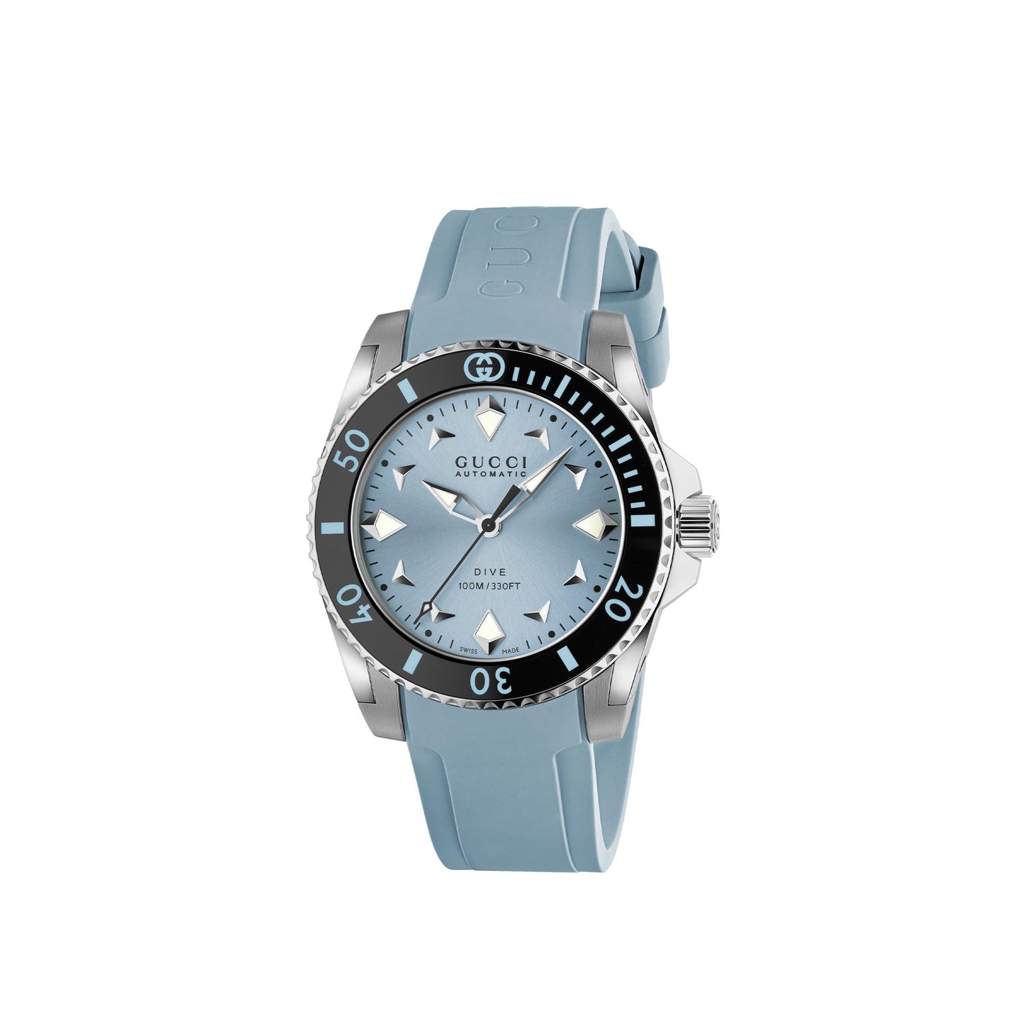 Gucci's Dive with Light Blue Dial