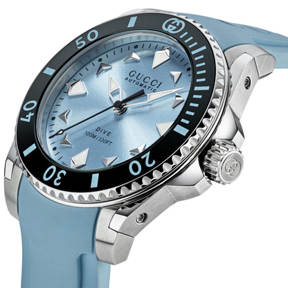 Gucci's Dive with Light Blue Dial