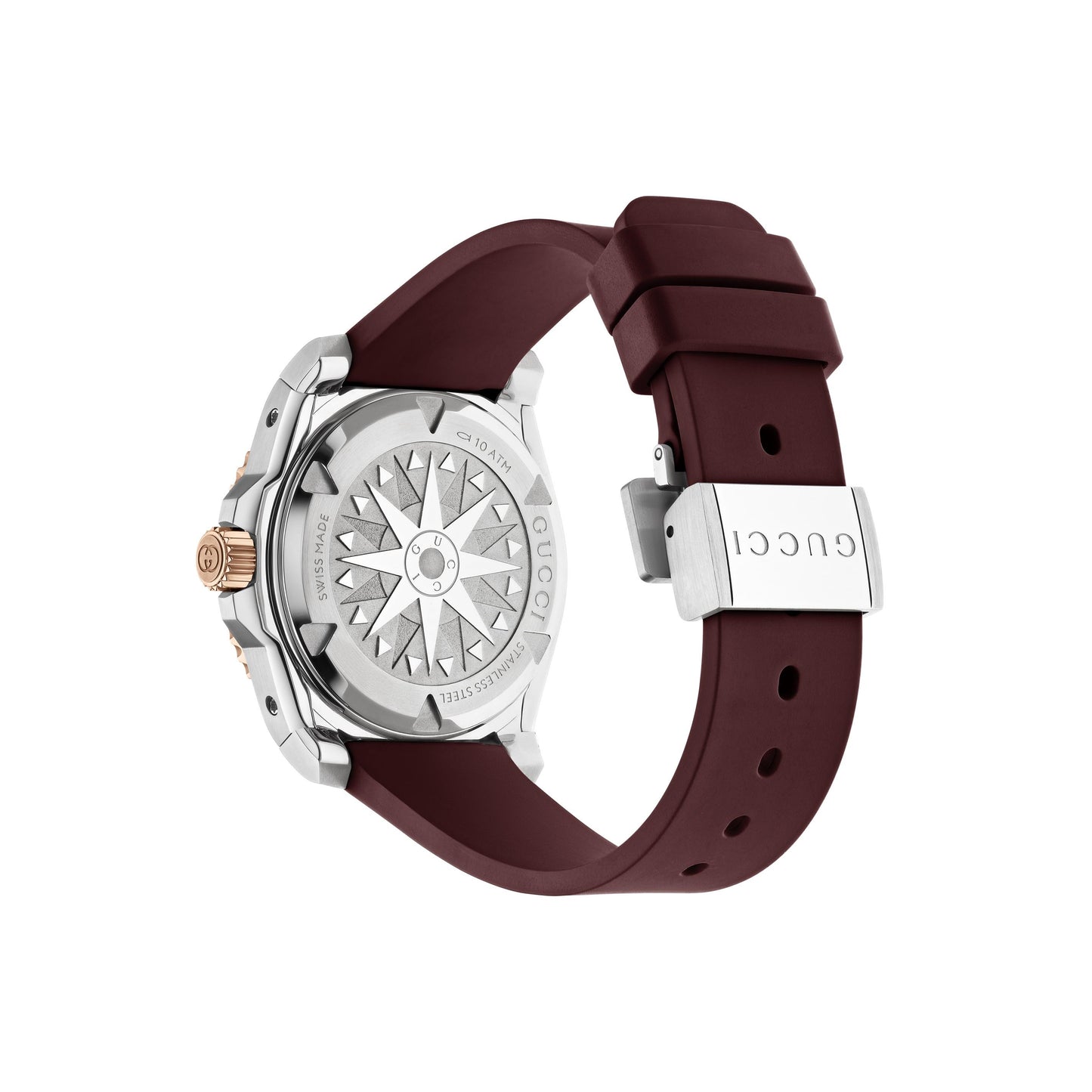 Gucci's Dive with Burgundy Dial
