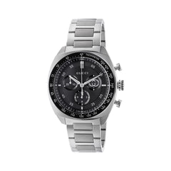 Gucci's Interlocking with Black Chronograph Dial
