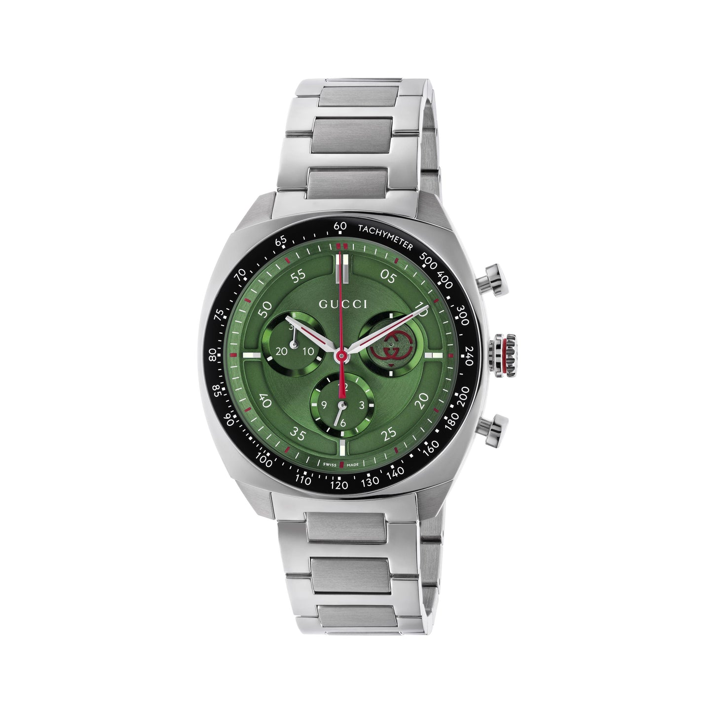 Gucci's Interlocking with Green Chronograph Dial