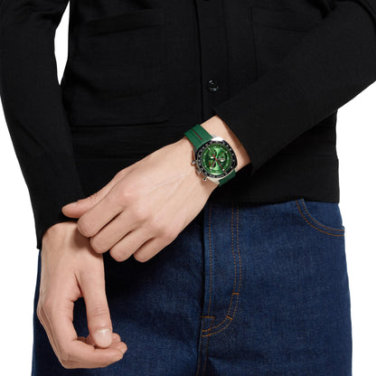 Gucci's Interlocking with Green Chronograph Dial