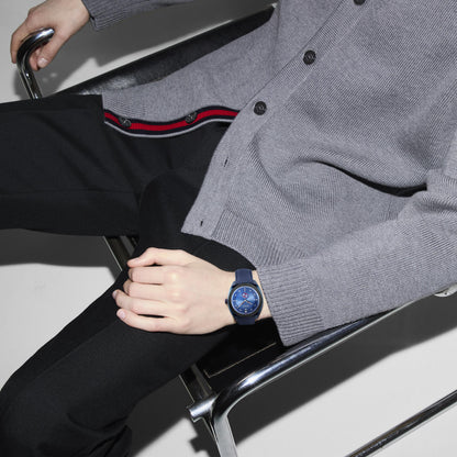 Gucci's Interlocking with Blue Dial