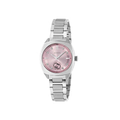 Gucci's Interlocking with Pink Dial & Diamonds