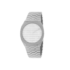 Gucci's GG25H with Silver-toned Dial