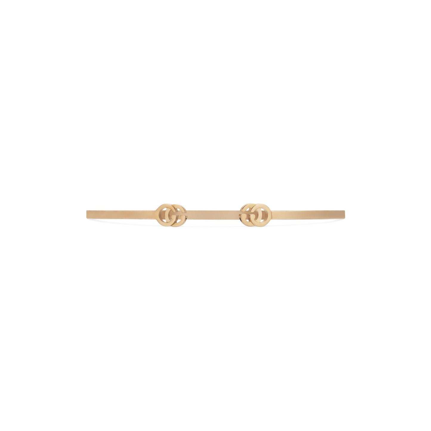 Gucci's 18K Rose Gold GG Running Bangle