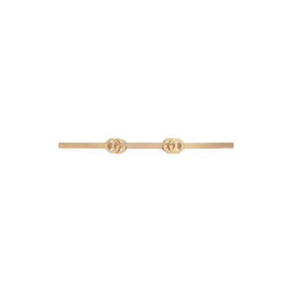 Gucci's 18K Rose Gold GG Running Bangle