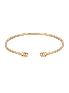 Gucci's 18K Rose Gold GG Running Bangle