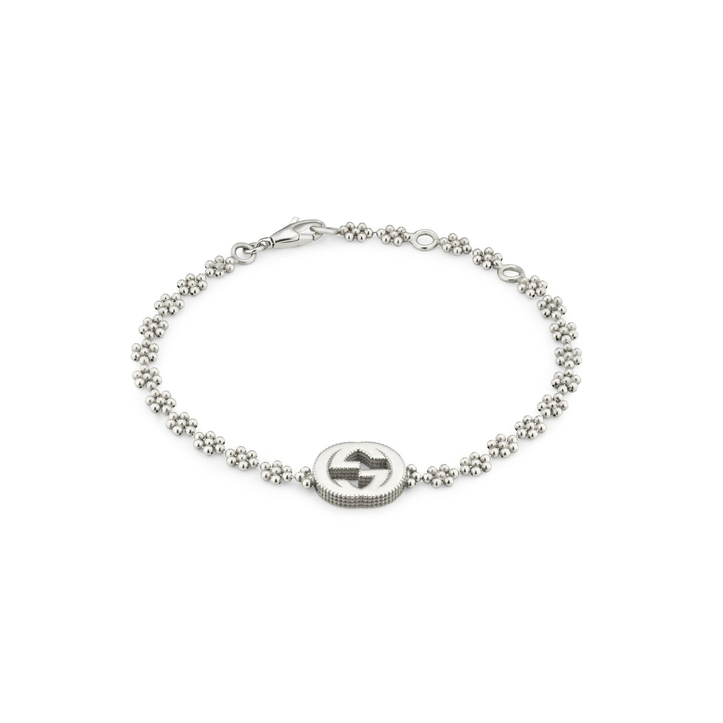 Gucci's Silver Interlocking G Chain Bracelet