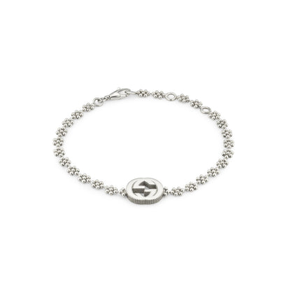 Gucci's Silver Interlocking G Chain Bracelet