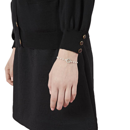 Gucci's Silver Interlocking G Chain Bracelet