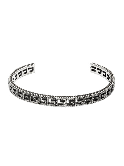 Gucci's Silver G Cube Bangle