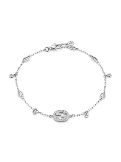 Gucci's 18K White Gold Interlocking G Bracelet