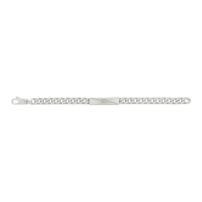 Gucci's Silver Interlocking G Tag Chain Bracelet