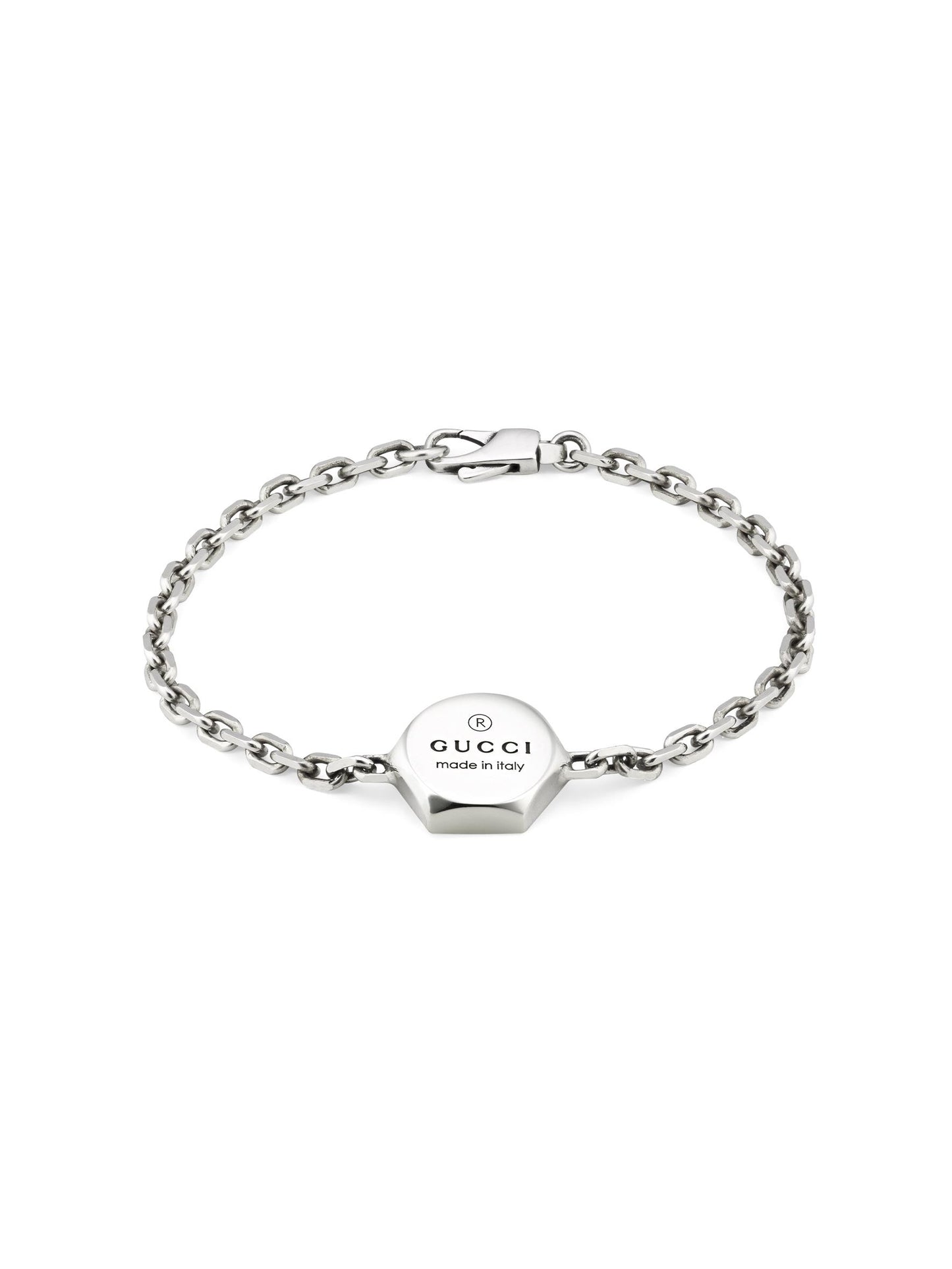 Gucci's Silver Trademark Chain Bracelet