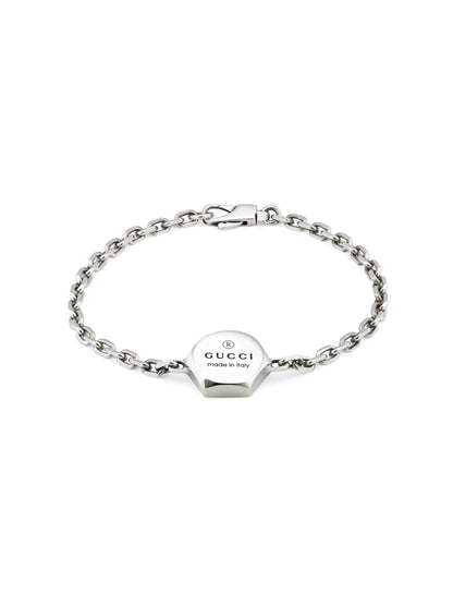 Gucci's Silver Trademark Chain Bracelet
