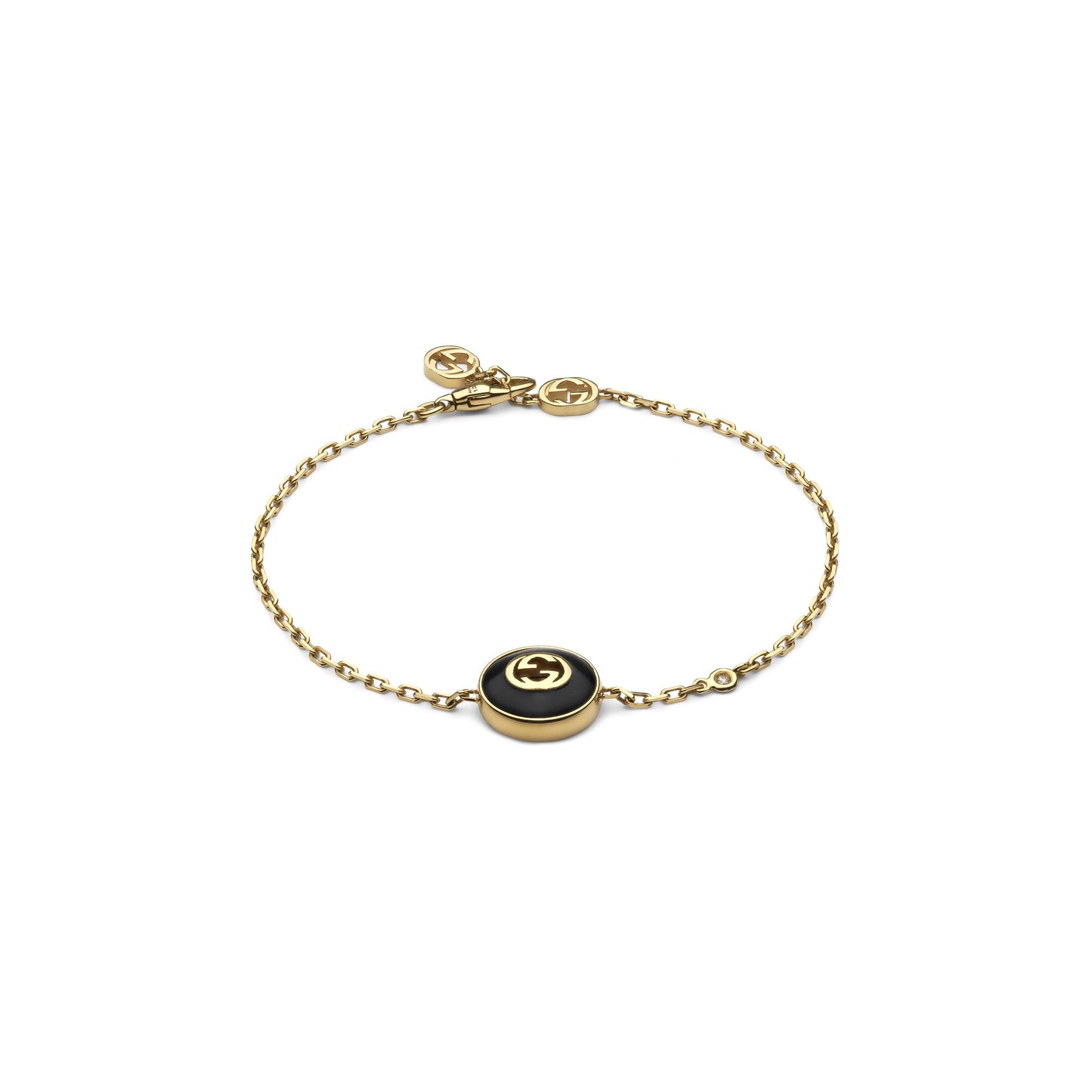 Gucci's 18K Yellow Gold Interlocking G Bracelet