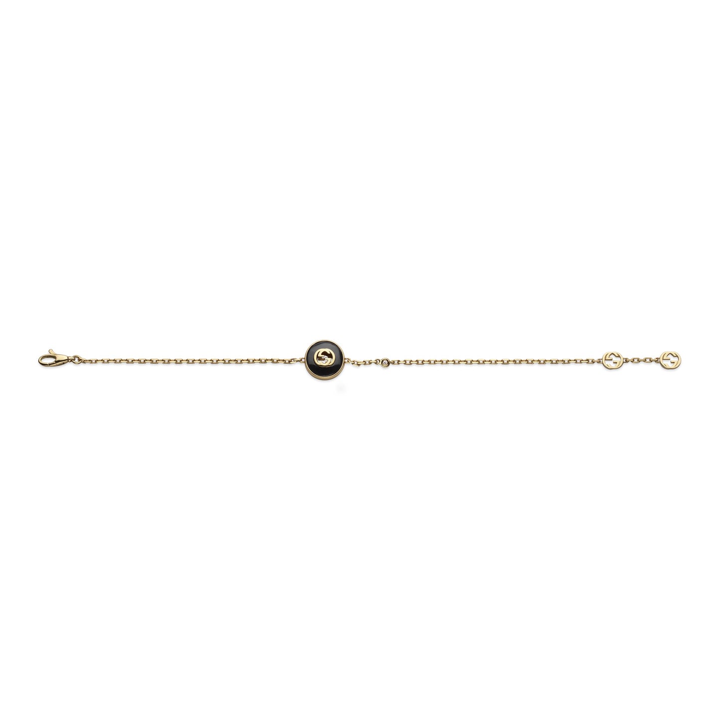 Gucci's 18K Yellow Gold Interlocking G Bracelet