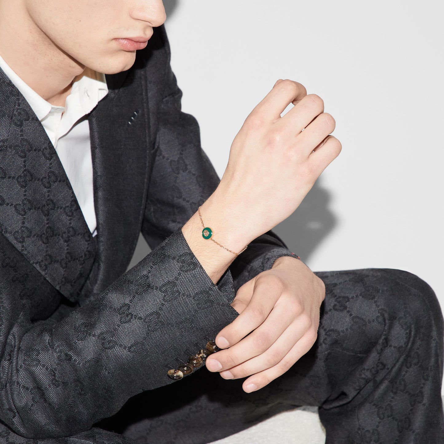 Gucci's 18K Rose Gold Interlocking G Bracelet