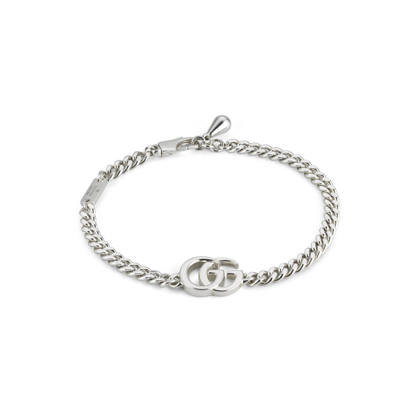 Gucci's Silver GG Marmont Chain Bracelet