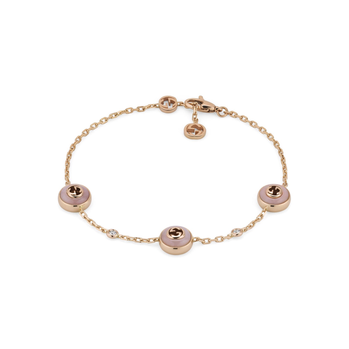 Gucci's 18K Rose Gold Interlocking G Bracelet