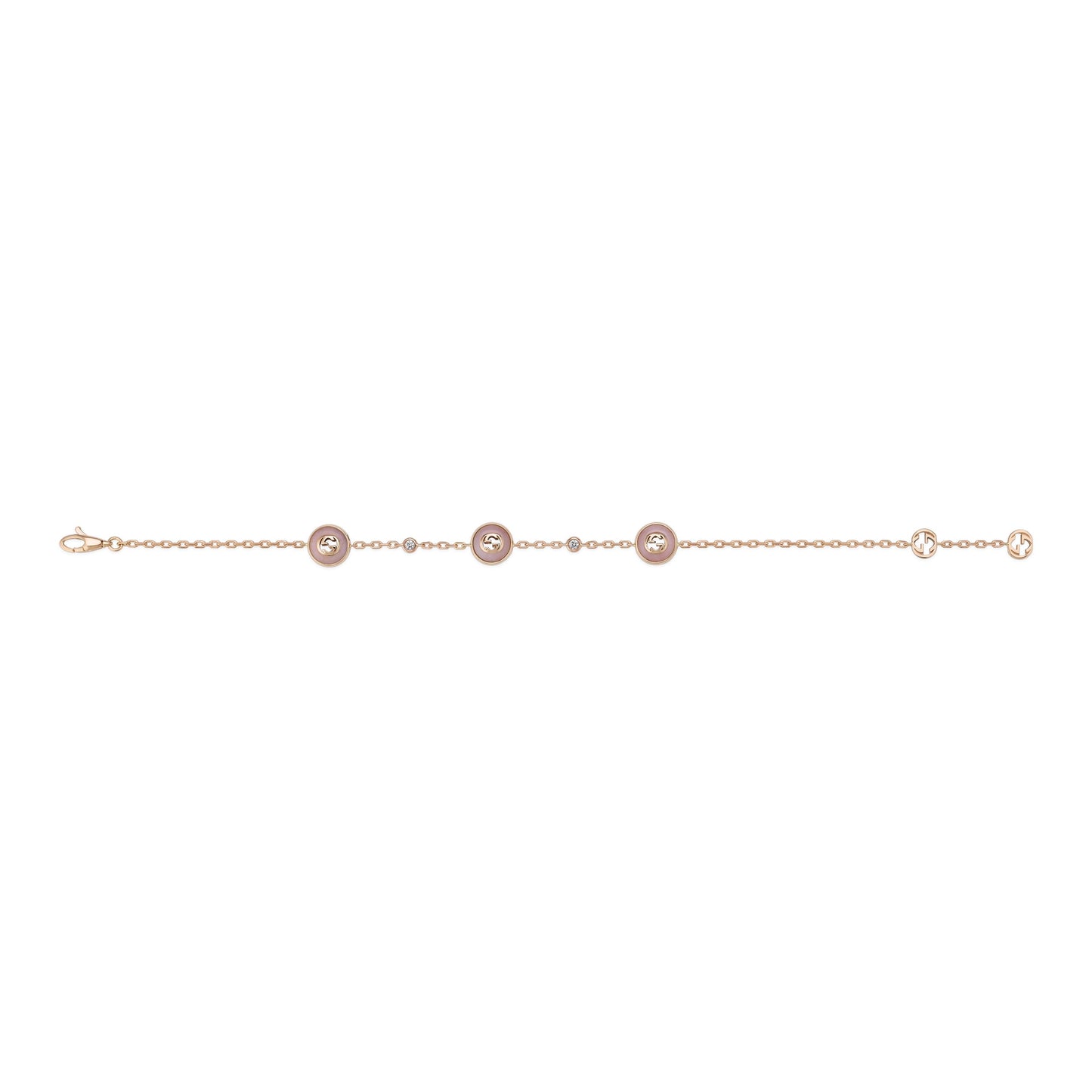 Gucci's 18K Rose Gold Interlocking G Bracelet