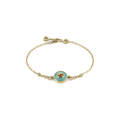 Gucci's 18K Yellow Gold Interlocking G Bracelet