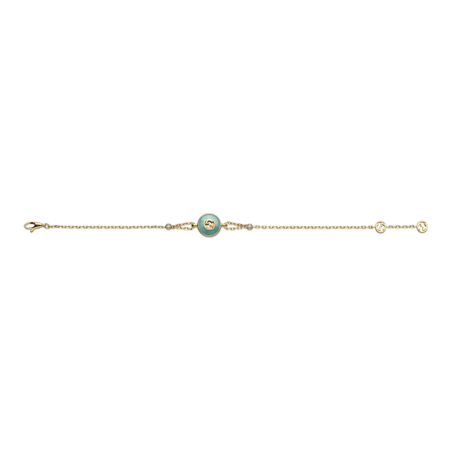 Gucci's 18K Yellow Gold Interlocking G Bracelet