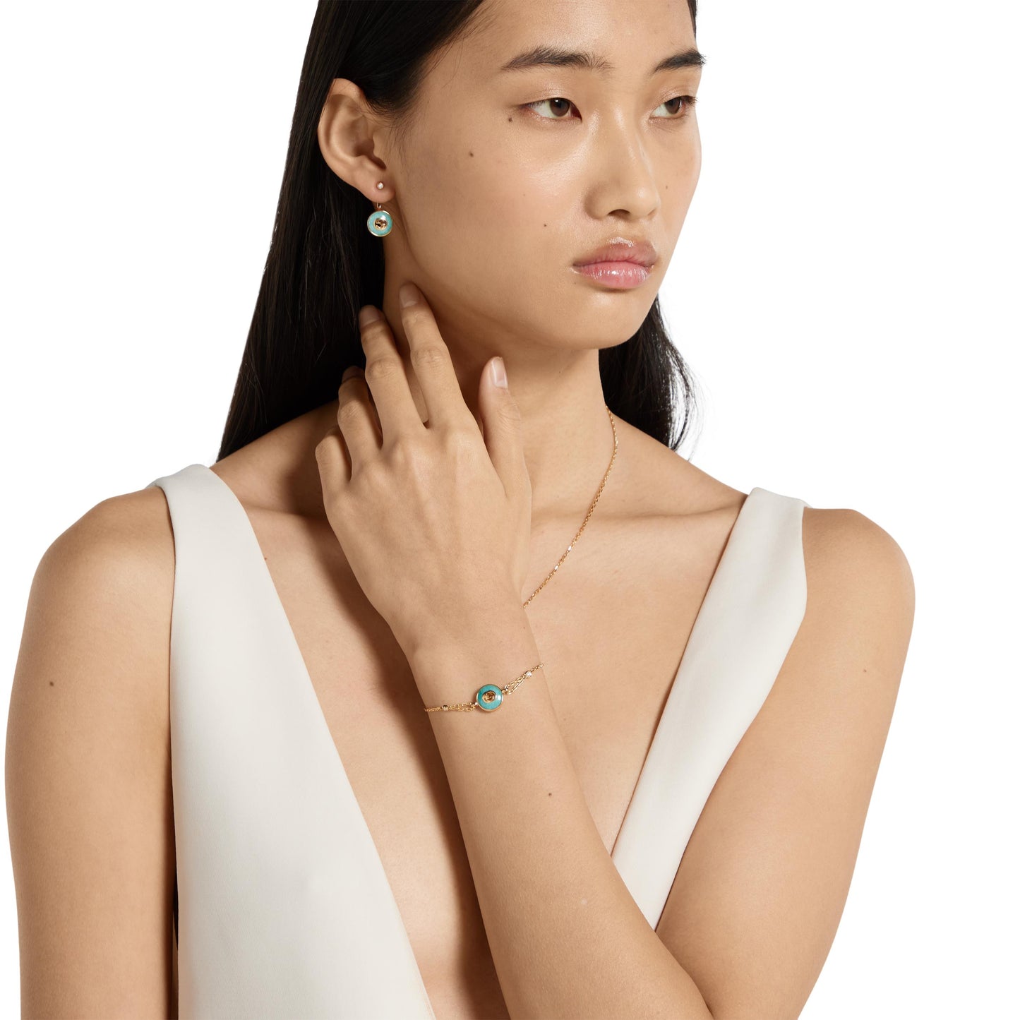 Gucci's 18K Yellow Gold Interlocking G Bracelet