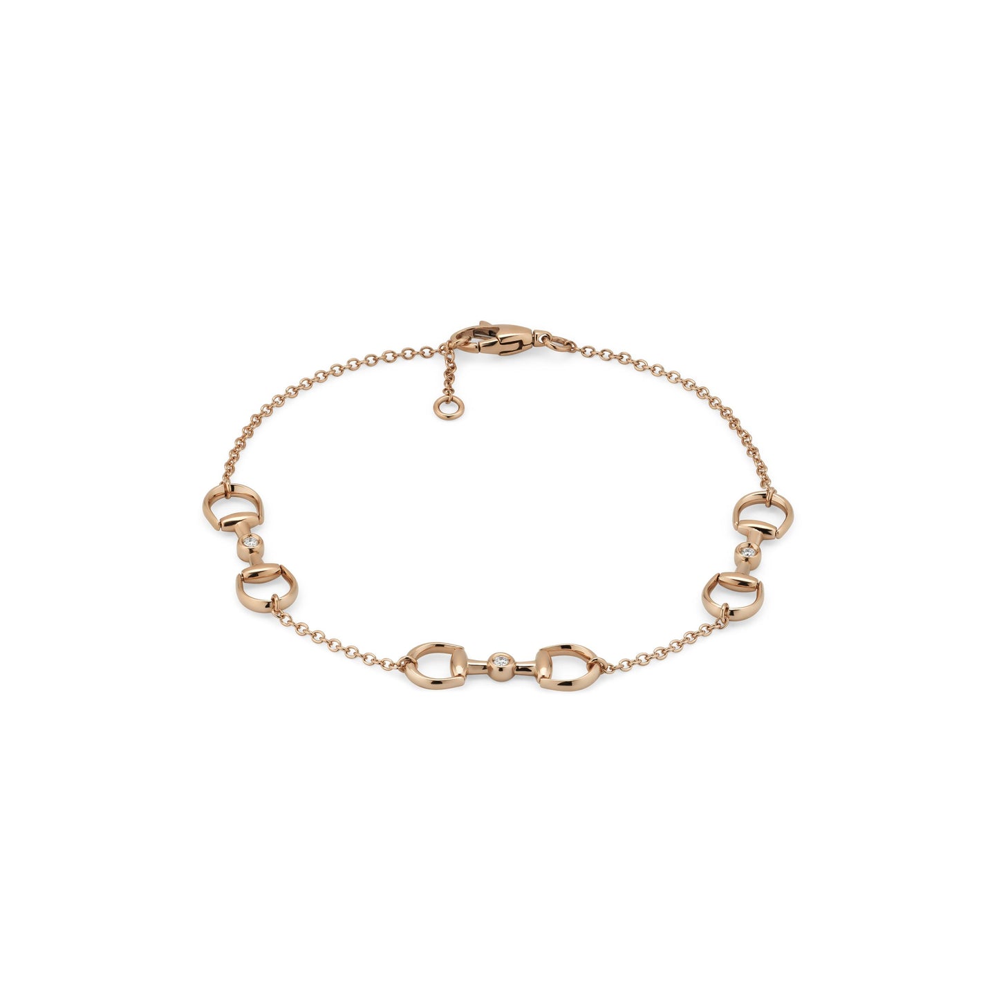 Gucci's 18K Rose Gold Horsebit Mini Bracelet